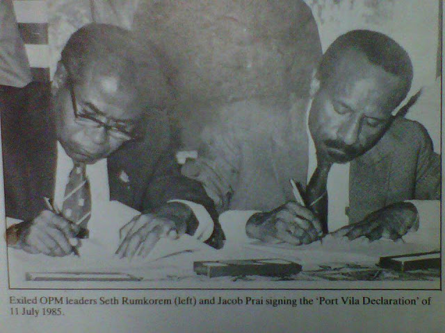 Port Vila declaration: Seth J. Roemkorem & Hendrik J. Prai