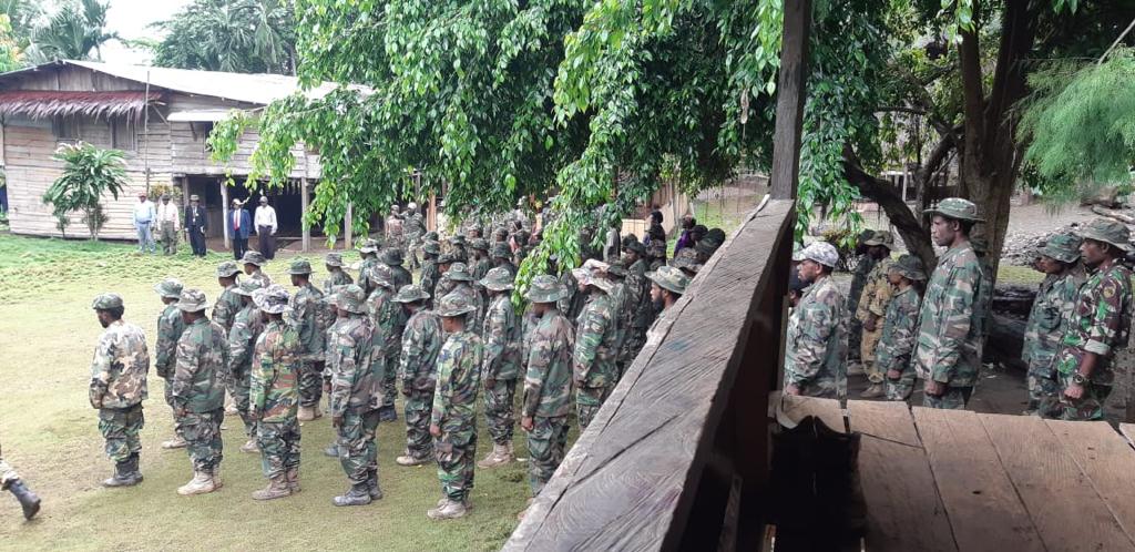 West Papua Army at the Central Defense Headquarters 1 December 2020